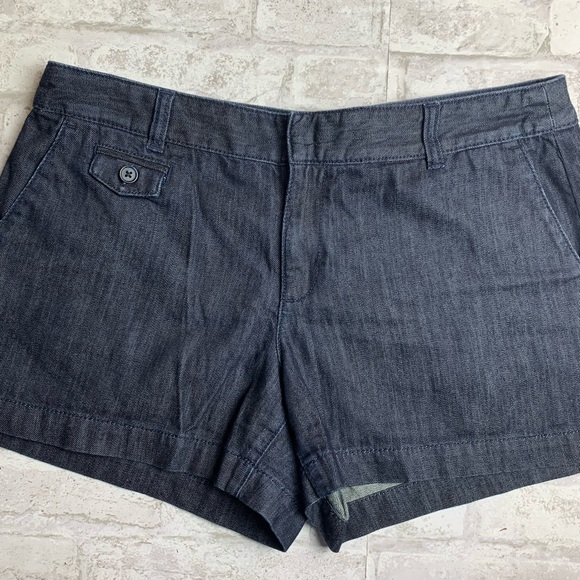 LOFT Women Shorts Dark Denim EUC Women’s 10 Professional Business Casual - Picture 1 of 8